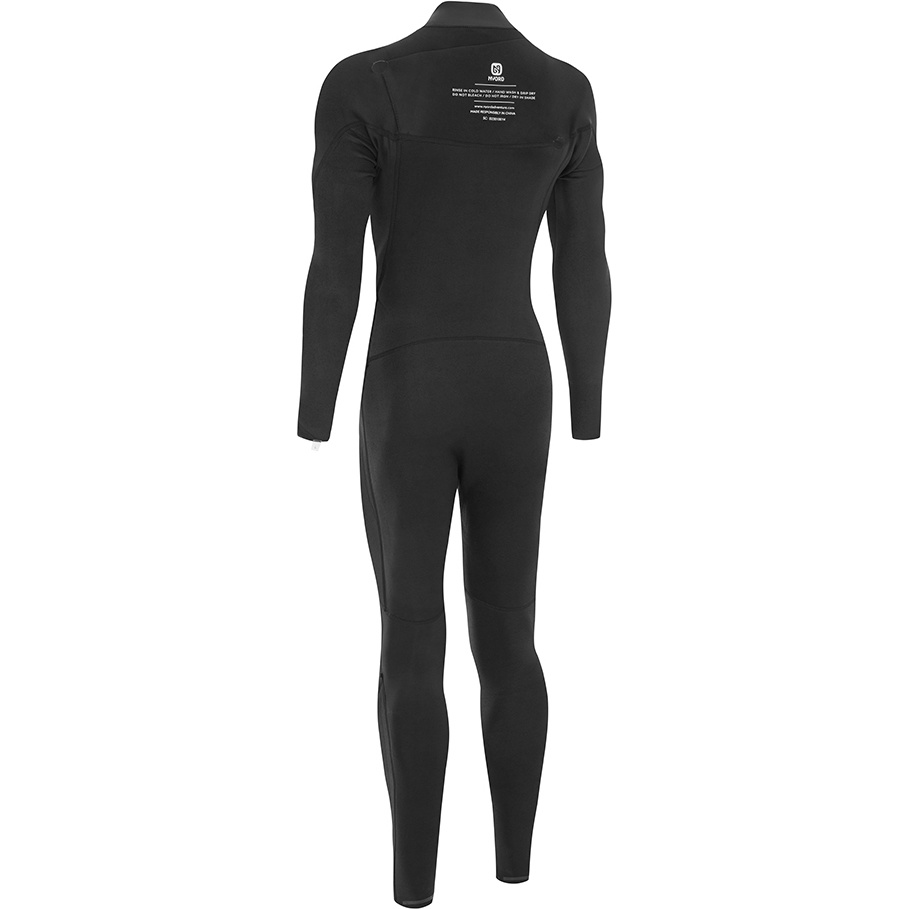 2025 Nyord Männer Tempus 3/2mm Brustreißverschluss Neoprenanzug N04BA00017 - Black